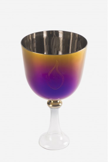 Twin Flames Purple/Gold - Crystal Singing Bowl - Chalice